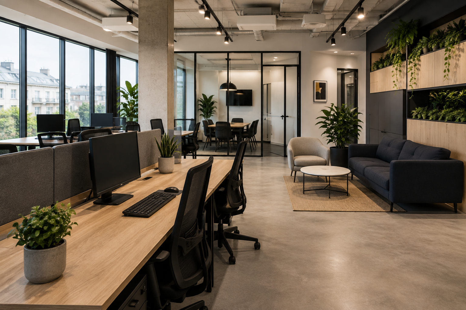 Equipo de InmoPlus trabajando en una estrategia inmobiliaria