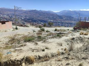 Terreno en venta con espectacular vista panorámica a La Paz – ideal para vivienda o proyecto